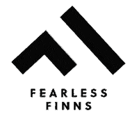 FearlessFinns skiing finland fearless alpine Sticker