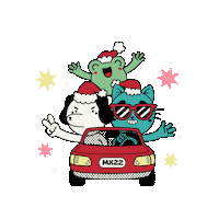 Christmas Aaronjandette Sticker