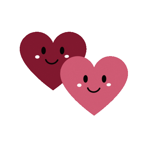 Luphy_Art love heart love you miss Sticker