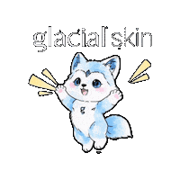 Glow Sticker by Glacial Skin