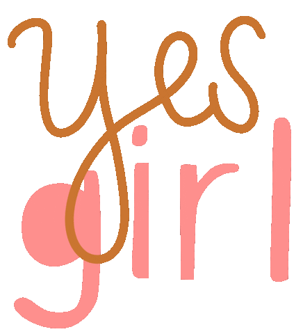 Girl Yes Sticker by akkolade.studio
