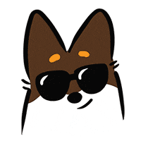 sunglasses corgis Sticker by Corgi Things