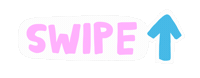 Pink Swipe Up Sticker by Fox Fisher