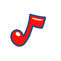 Nota Musical Corchea Sticker by TOY CANTANDO