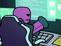 Late Night Lol GIF by Stikbot