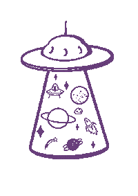 Space Stars Sticker