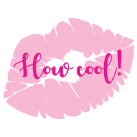 How Cool Sticker by The Glam Shack Co.