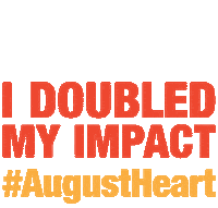 AugustHeartOrg heart hearts challenge 2023 Sticker