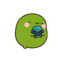 Frog Love Sticker by Kibbi