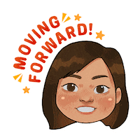 Happy Moving Forward Sticker by AUF CCS