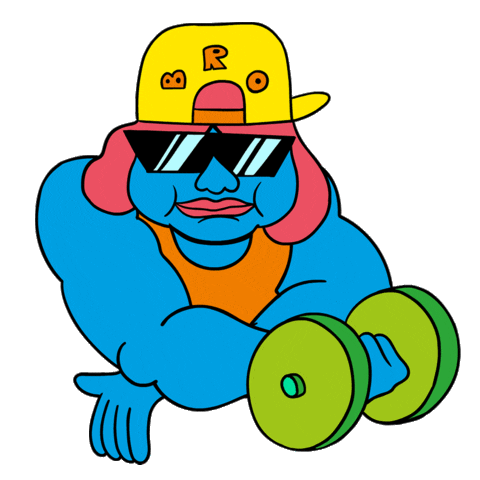 Workout Gym Sticker by Tele2 Nederland