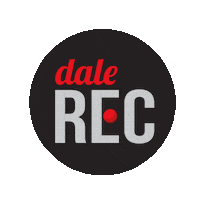 daleREC microfono locucion dalerec dale rec Sticker