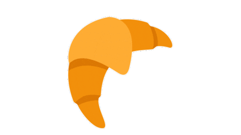 emojivid giphyupload food emoji croissant Sticker