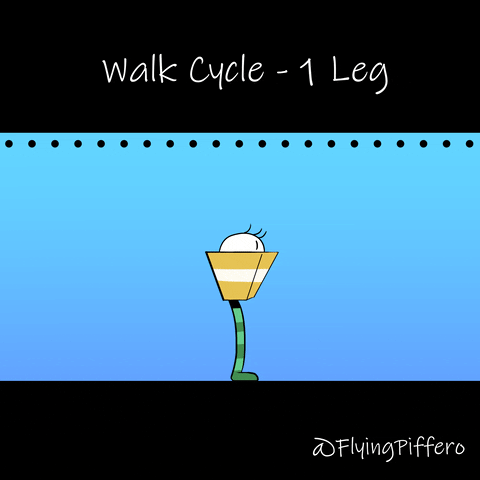 FlyingPiffero giphyupload animation cartoon walkcycle GIF