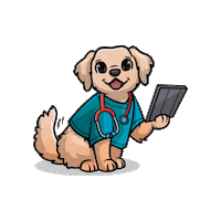 Dog Doctor Sticker by Aqua Revolution