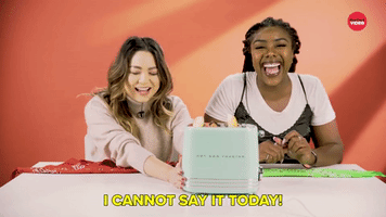 I CANNOT SAY IT TODAY!