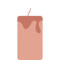 Candle Gezellig Sticker