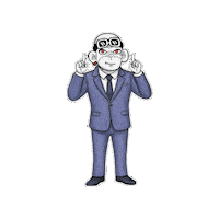 Red Eyes Monkey Sticker by Zhot