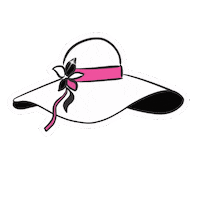 Summer Hat Sticker by I Draw Fashion
