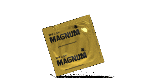 MagnumCondomsuk giphyupload party gold condom Sticker