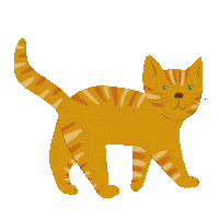 Cat Tabby Sticker by GreenHouse17