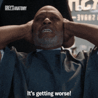 Getting Worse Greys Anatomy GIF by ABC Network