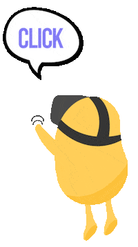 Click Virtual Reality Sticker by Codemodeon