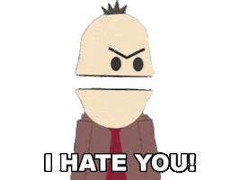 I Hate You Scott The Dick Sticker by South Park