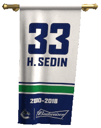 Henrik Sedin Canucks Sticker by Budweiser Canada