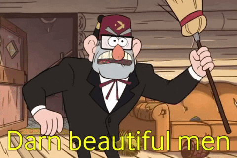 demetriatorowus gravity falls grunkle stan darn beautiful men GIF