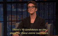 rachel maddow dnc debates GIF