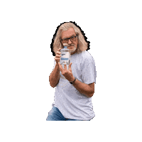 JamesGin look james may show off james may gin Sticker
