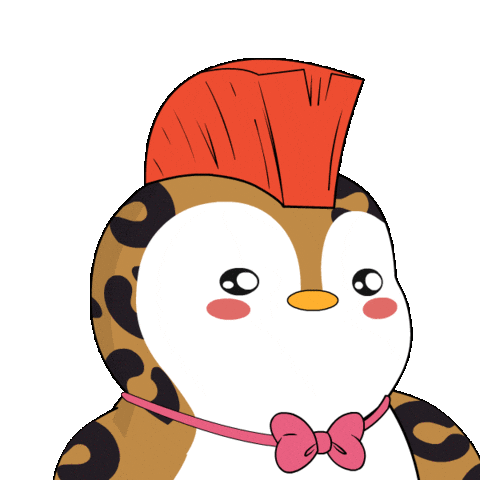 Penguin Wow Sticker by Pudgy Penguins