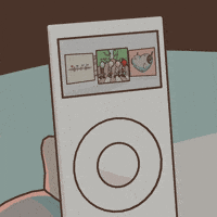 Playing Music Album GIF by LT3 Creations