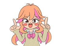 Happy Girl GIF by ShibuichiWaika