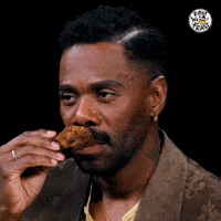 Sniffing Chicken Wings GIF by First We Feast