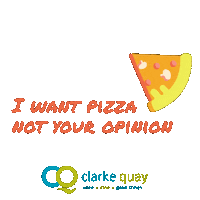 Food Pizza Sticker by Clarke Quay