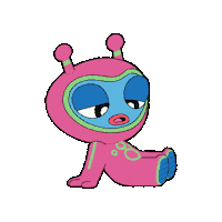 skakstudios anime animation tired hungry Sticker