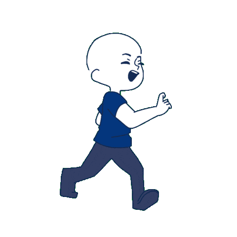 Ib Fast Walk Sticker by ironbrij