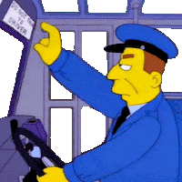 Tapping The Simpsons Sticker