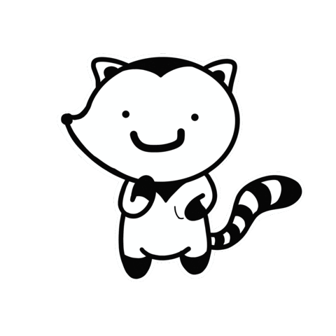 Levladesu giphyupload raccoon енот levla Sticker