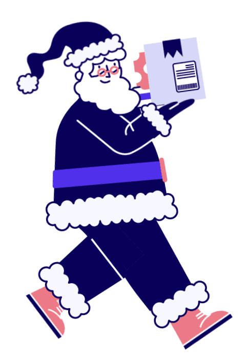 Happy Christmas Tree Sticker by Skydropx