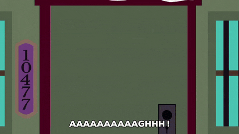 angry door GIF by South Park 