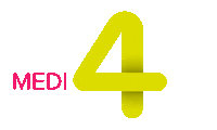 medi-4 logo medi4 Sticker