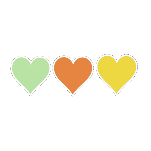 Thebasecoatshop love heart hearts minimal Sticker