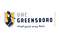 Blue And Gold Sticker by UNCG