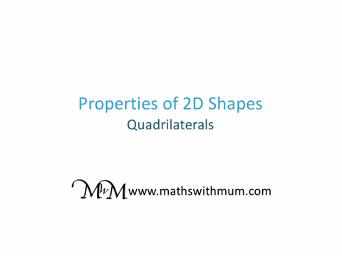 Properties Rectangle GIF by Maths with Mum