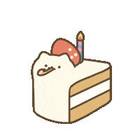 Eat Happy Birthday Sticker by vbb