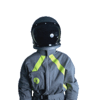 Party Astronaut Sticker by Luceo