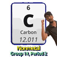 C Carbon Sticker